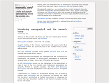 Tablet Screenshot of memeticweb.org